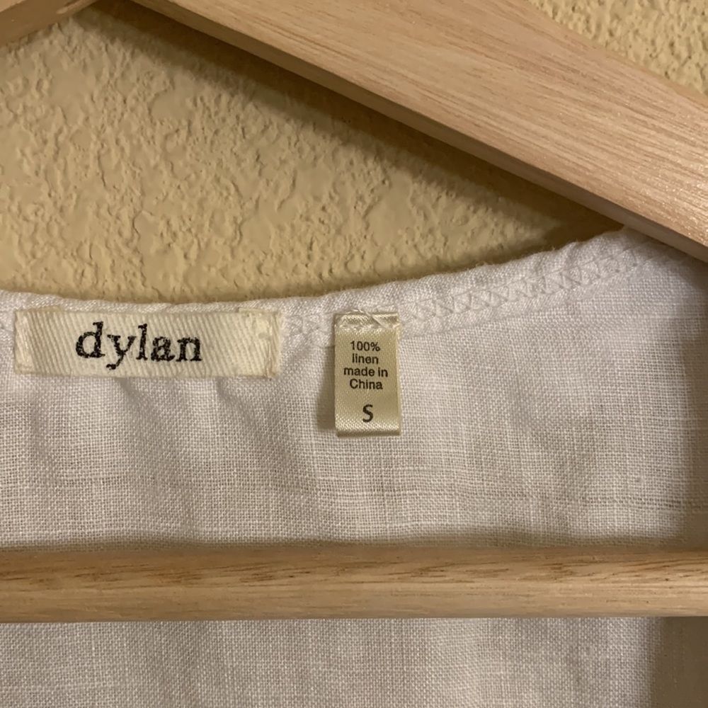 Dylan Linen Tank with Ruffles - Picture 4 of 8